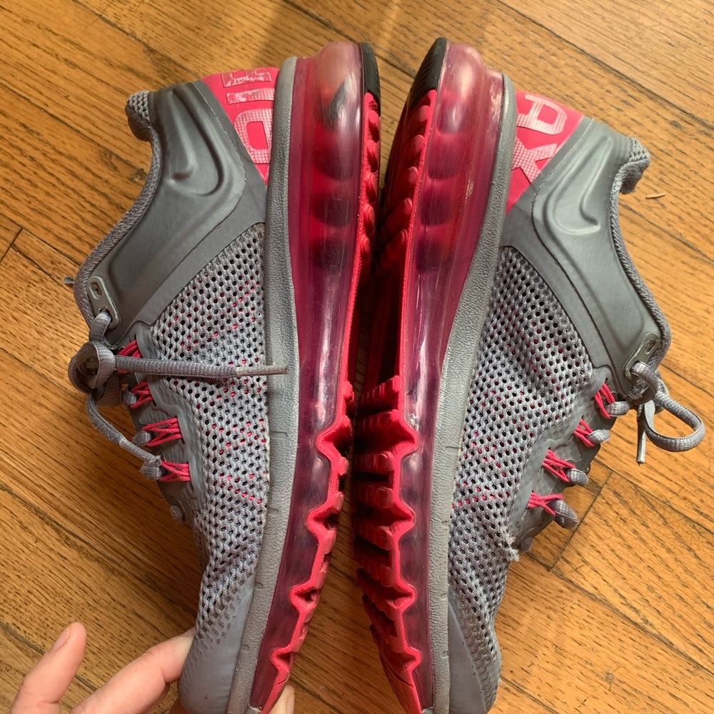 Hot pink  and gray Nike air max